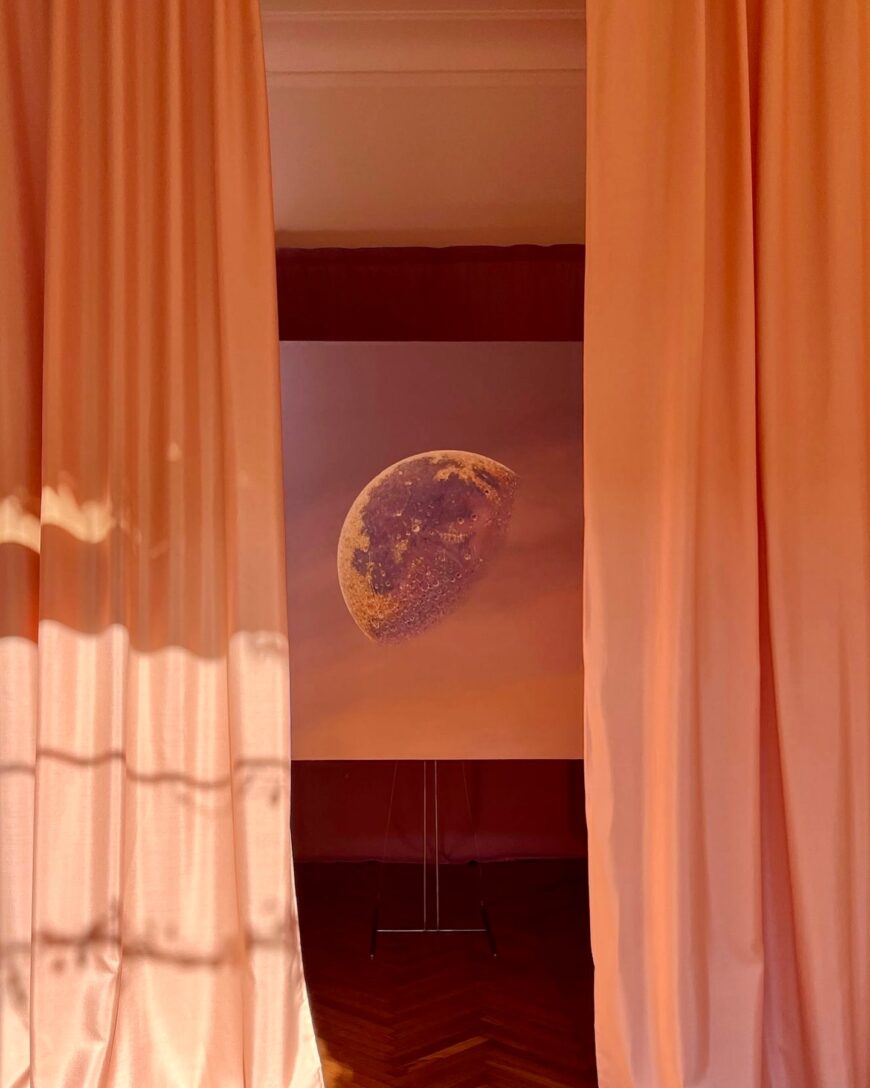 Nascere al Tramonto | 150x150 cm - immagine 2
