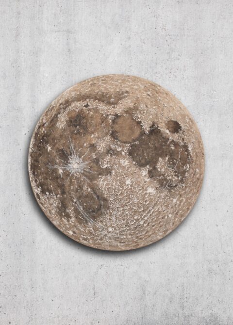 Luna Bronzo-Rame | Ø 80 cm